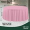 Bulk Pack Plastic Table Cloth - 120 Inch Round Disposable Tablecloth for Parties - Round Tablecloth - Disposable Table Cloths for Parties-Exquisite Party Solids